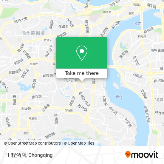里程酒店 map