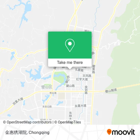 金惠绣湖院 map