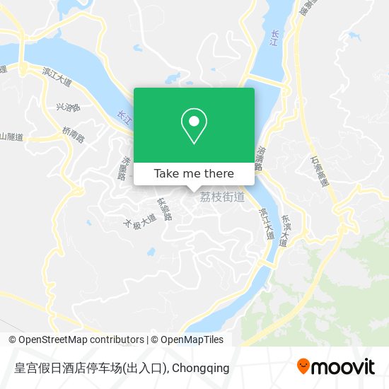 皇宫假日酒店停车场(出入口) map