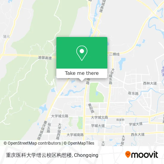重庆医科大学缙云校区构想楼 map