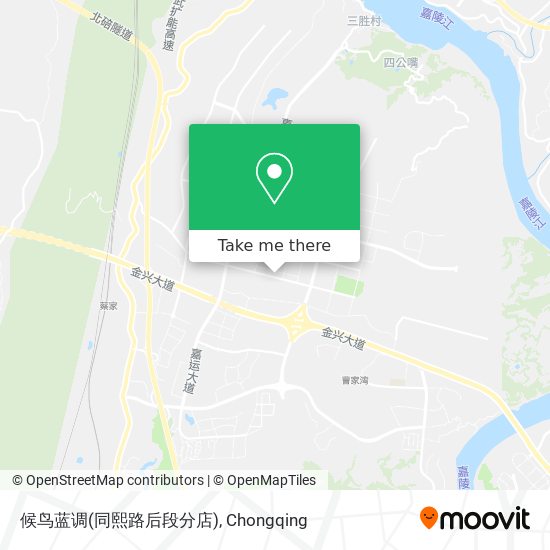 候鸟蓝调(同熙路后段分店) map