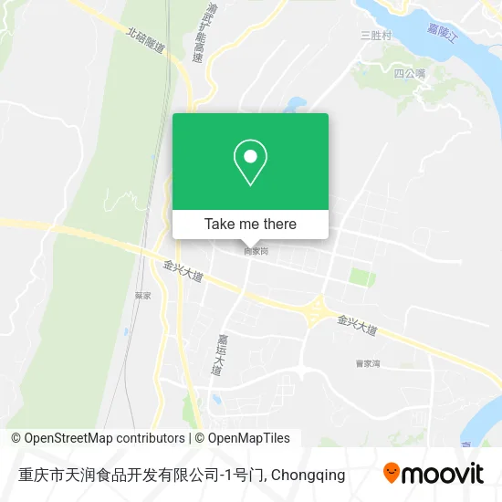 重庆市天润食品开发有限公司-1号门 map