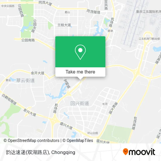 韵达速递(双湖路店) map