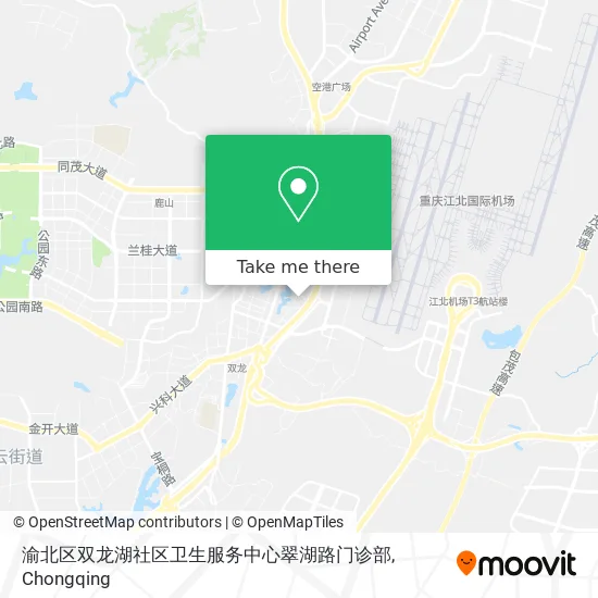 渝北区双龙湖社区卫生服务中心翠湖路门诊部 map