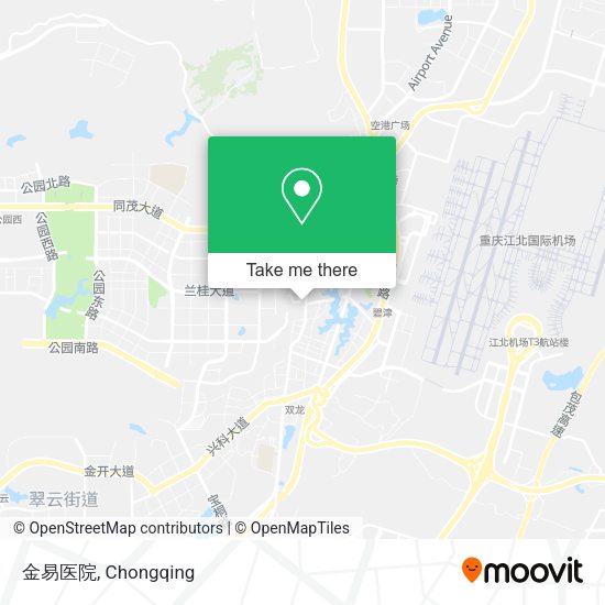金易医院 map