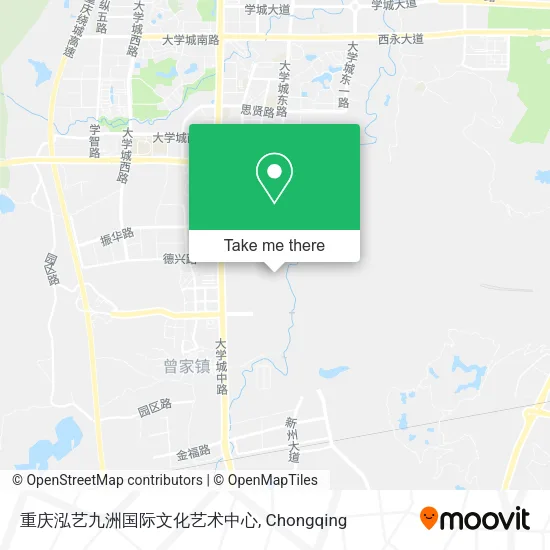 重庆泓艺九洲国际文化艺术中心 map