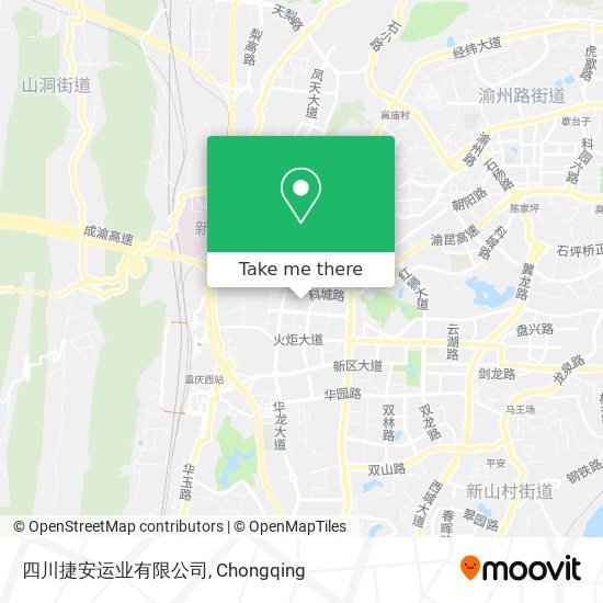 四川捷安运业有限公司 map