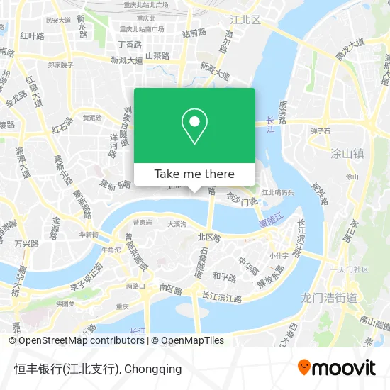 恒丰银行(江北支行) map