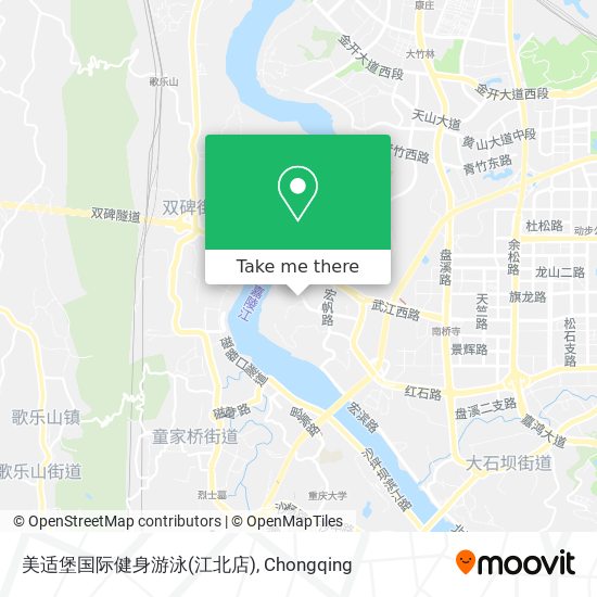 美适堡国际健身游泳(江北店) map