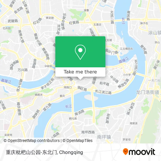 重庆枇杷山公园-东北门 map