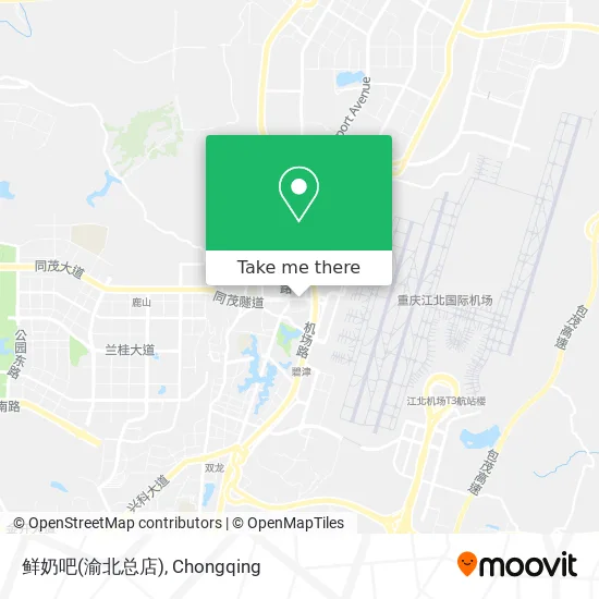 鲜奶吧(渝北总店) map