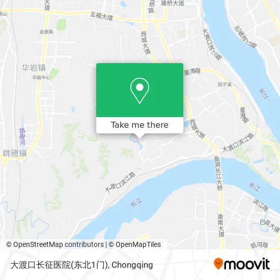 大渡口长征医院(东北1门) map