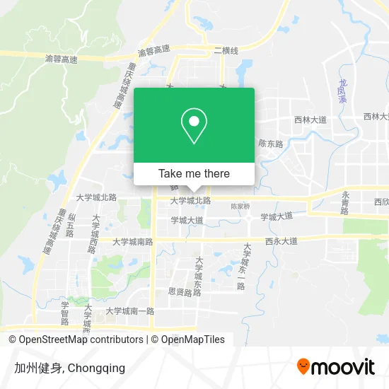 加州健身 map