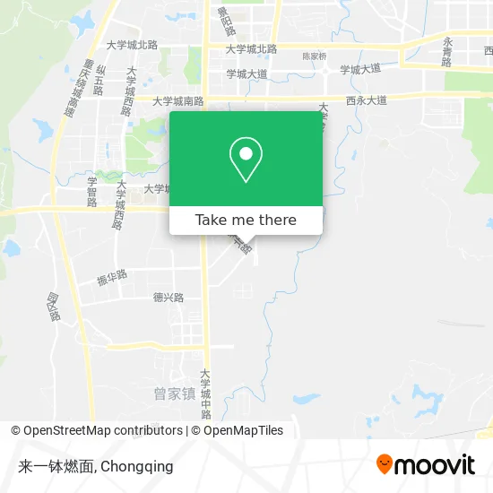 来一钵燃面 map