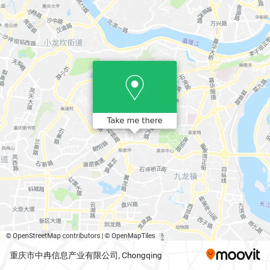重庆市中冉信息产业有限公司 map