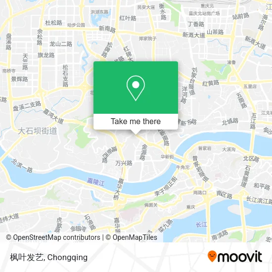 枫叶发艺 map