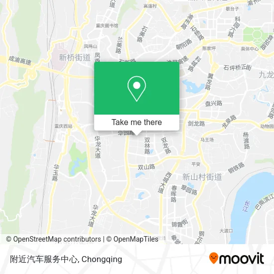 附近汽车服务中心 map
