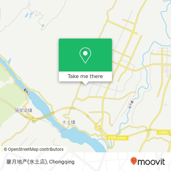馨月地产(水土店) map