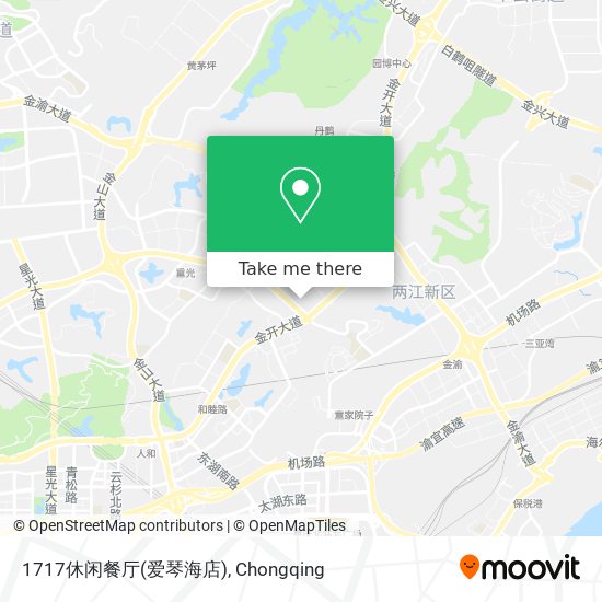 1717休闲餐厅(爱琴海店) map