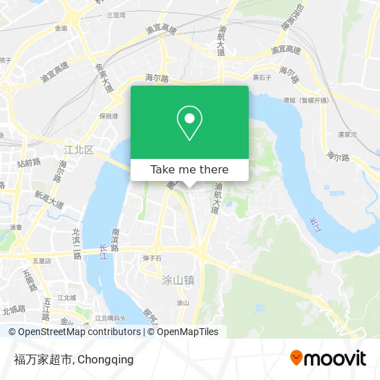 福万家超市 map