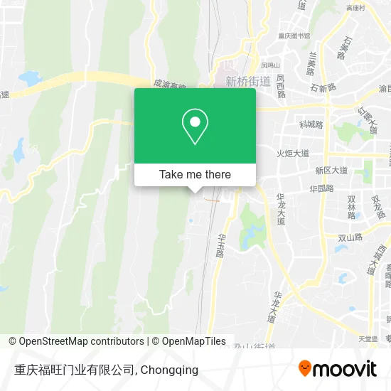 重庆福旺门业有限公司 map