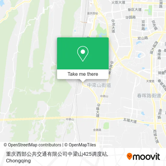 重庆西部公共交通有限公司中梁山425调度站 map