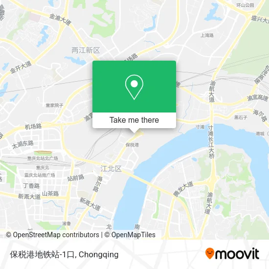 保税港地铁站-1口 map