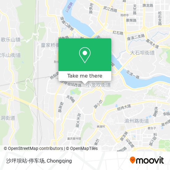 沙坪坝站-停车场 map