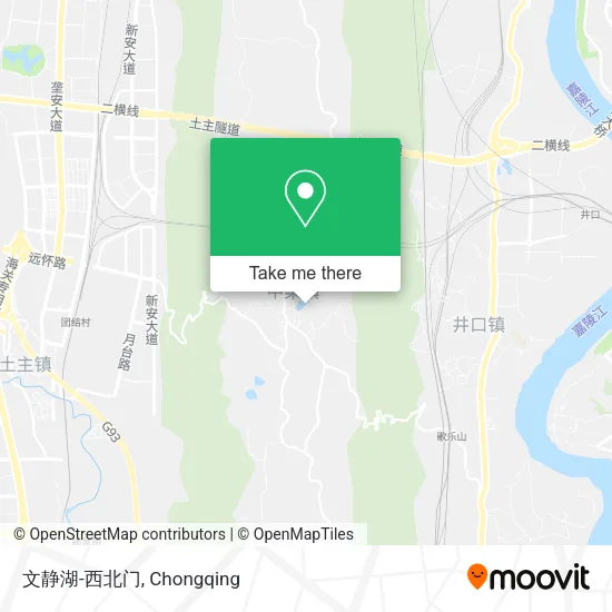 文静湖-西北门 map