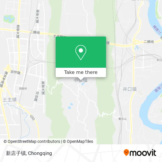 新店子镇 map