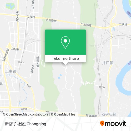新店子社区 map