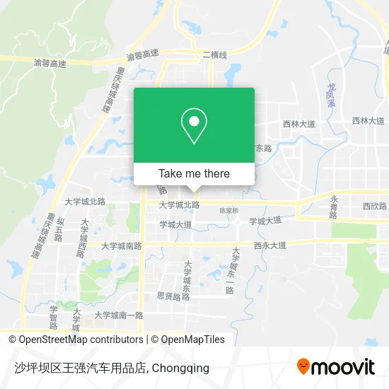 沙坪坝区王强汽车用品店 map