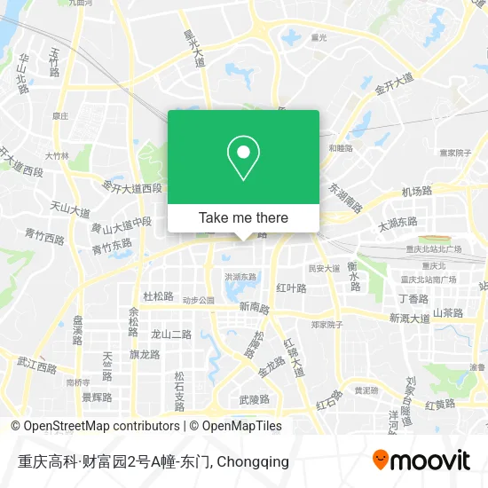 重庆高科·财富园2号A幢-东门 map