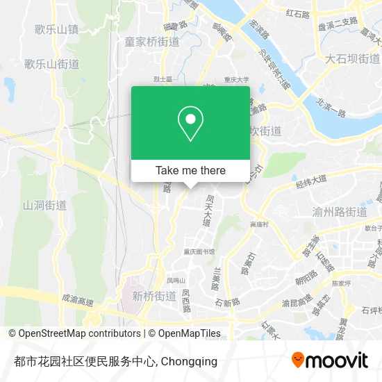 都市花园社区便民服务中心 map
