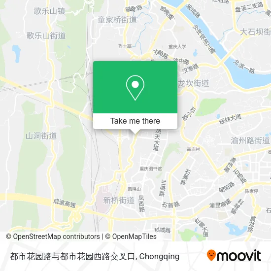 都市花园路与都市花园西路交叉口 map