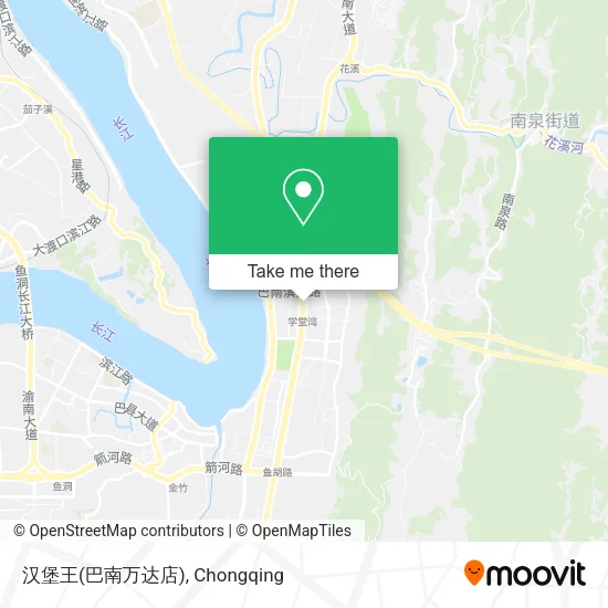 汉堡王(巴南万达店) map