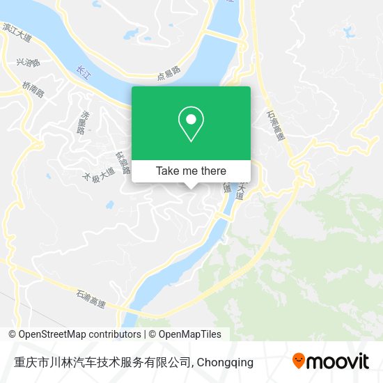 重庆市川林汽车技术服务有限公司 map