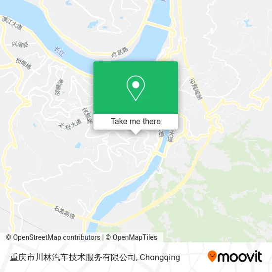 重庆市川林汽车技术服务有限公司 map