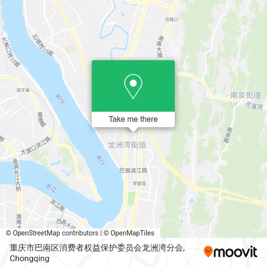 重庆市巴南区消费者权益保护委员会龙洲湾分会 map