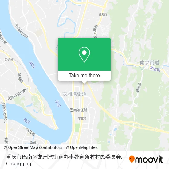 重庆市巴南区龙洲湾街道办事处道角村村民委员会 map