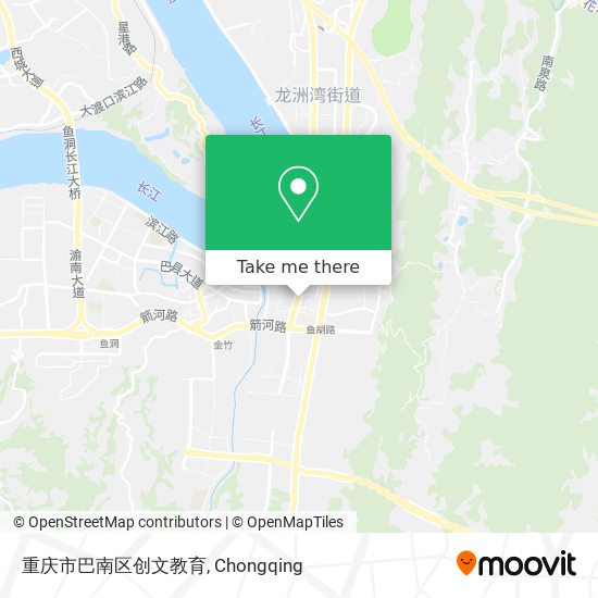 重庆市巴南区创文教育 map