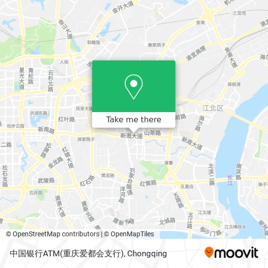 中国银行ATM(重庆爱都会支行) map