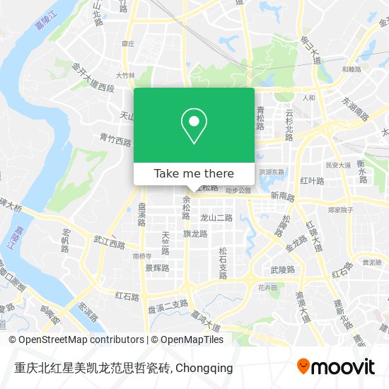 重庆北红星美凯龙范思哲瓷砖 map