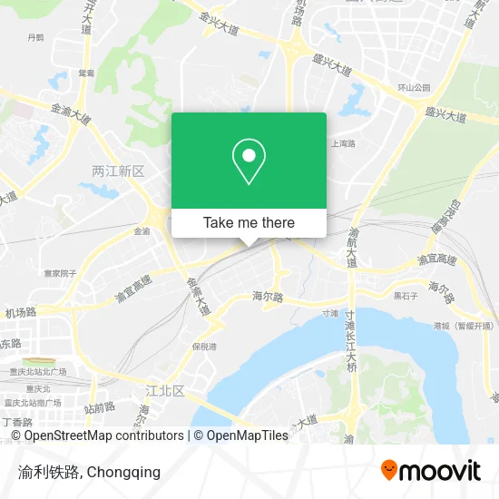 渝利铁路 map