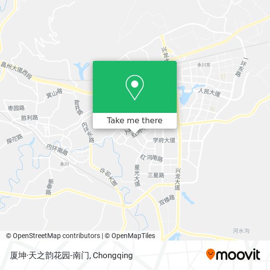 厦坤·天之韵花园-南门 map