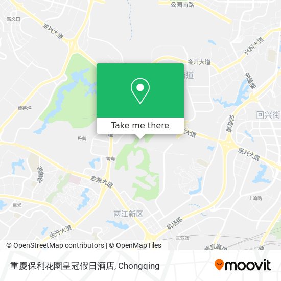 重慶保利花園皇冠假日酒店 map