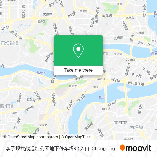 李子坝抗战遗址公园地下停车场-出入口 map