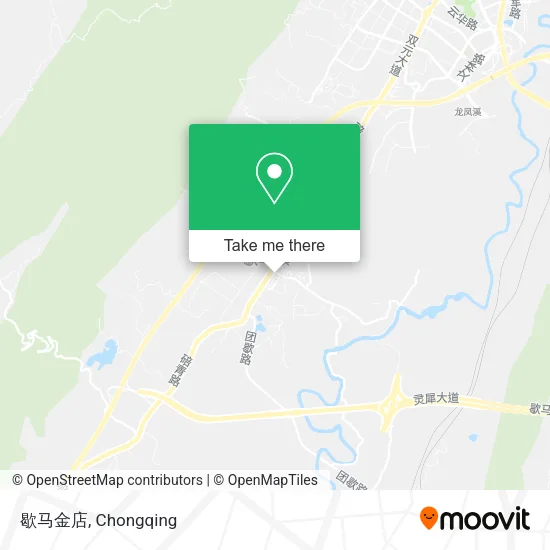 歇马金店 map