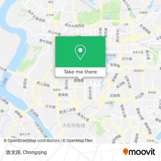 旗龙路 map
