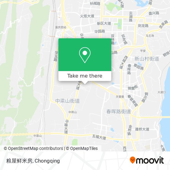 粮屋鲜米房 map